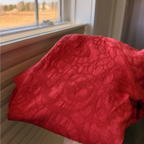 Lululemon Rest Less orange long sleeve - Picture 3 of 6